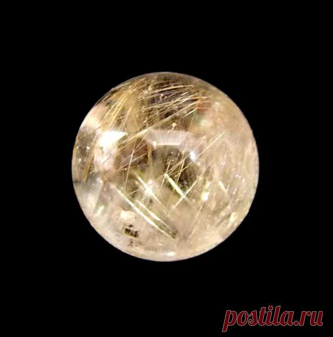SILVER RUTILATED QUARTZ SPHERE. SP12092POL