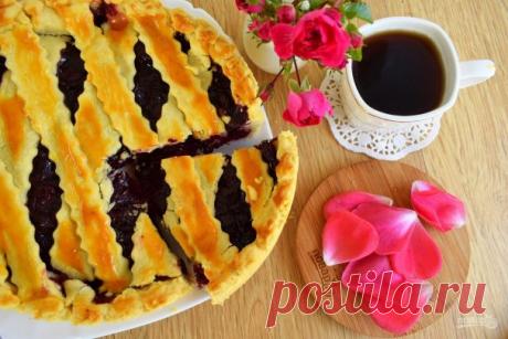 Вишневый пирог "Твин Пикс" - пошаговый рецепт с фото на Повар.ру