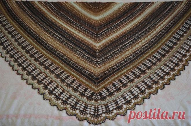 Шаль крючком заключение | SVG Вязание спицами и крючком | Дзен