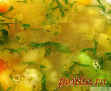 Витаминный суп для похудения - Рецепты пользователя Танюсечка - Daily-menu.ru