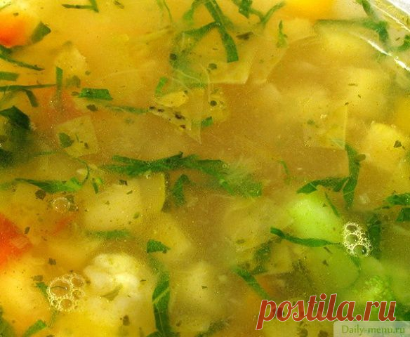 Витаминный суп для похудения - Рецепты пользователя Танюсечка - Daily-menu.ru