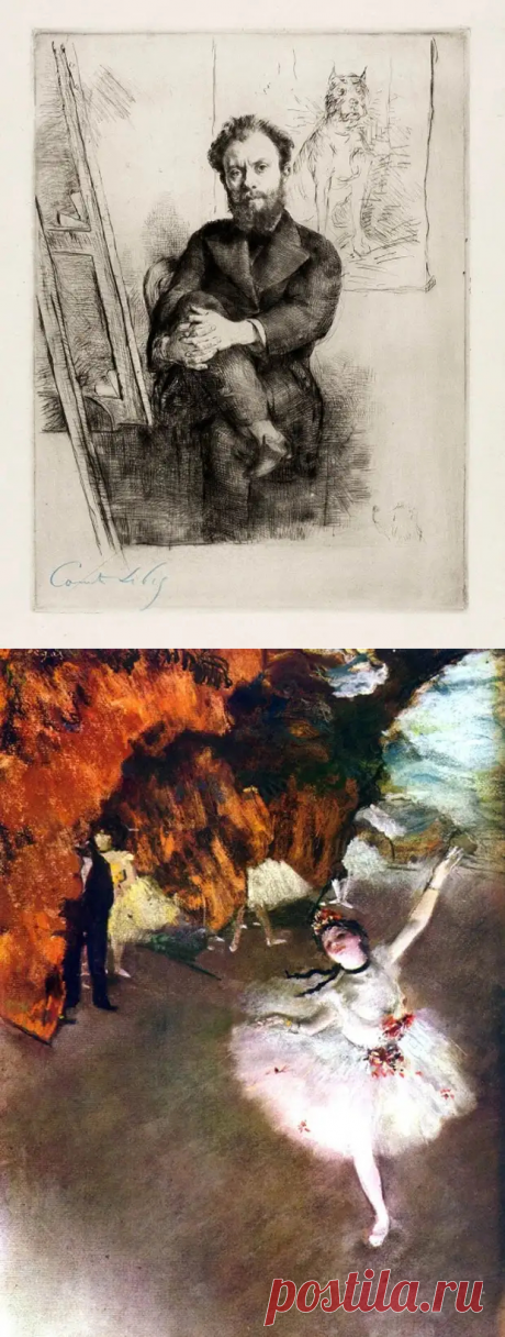 Как Эдгар Дега бросил вызов миру искусства: Недооценённые монотипии с изящными линиями и гротескными движениями