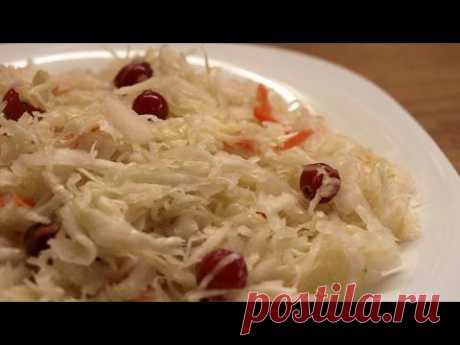 ▶ Квашеная капуста / Homemade Sauerkraut (Sour cabbage) - YouTube