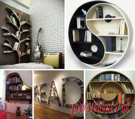 Креативные книжные полки!