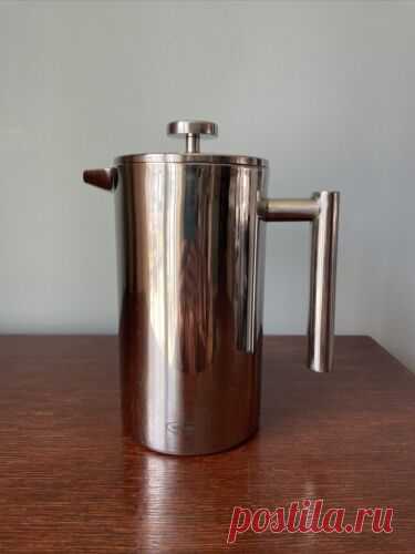 SterlingPro French Press Coffee Maker 1 Liter Double Walled Stainless Steel ~EUC  | eBay Find many great new & used options and get the best deals for SterlingPro French Press Coffee Maker 1 Liter Double Walled Stainless Steel ~EUC at the best online prices at eBay! Free shipping for many products!
