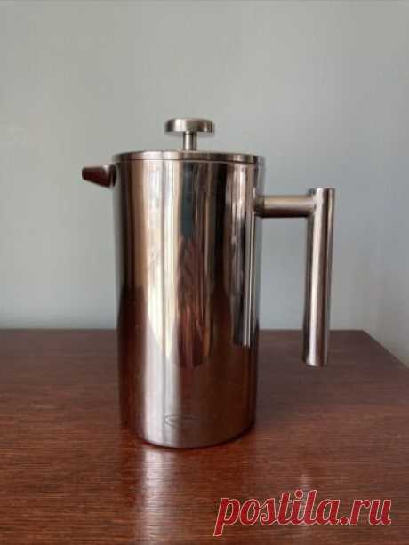 SterlingPro French Press Coffee Maker 1 Liter Double Walled Stainless Steel ~EUC  | eBay Find many great new & used options and get the best deals for SterlingPro French Press Coffee Maker 1 Liter Double Walled Stainless Steel ~EUC at the best online prices at eBay! Free shipping for many products!
