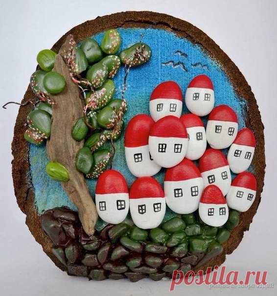 Композиции из гальки - разных авторов