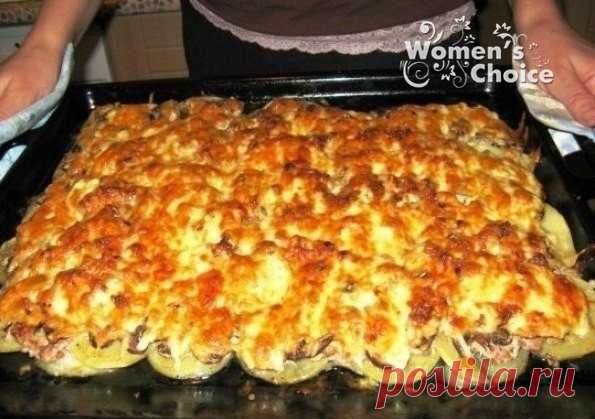 Мясо по-французски" из куриного фарша