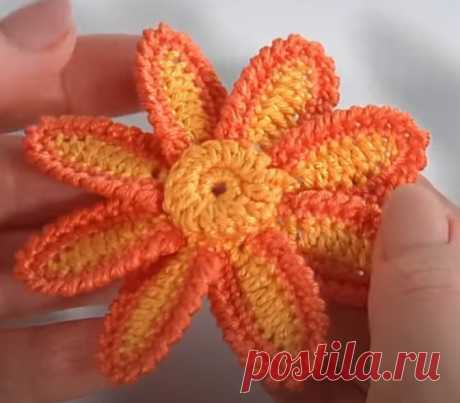 Cute! Sunny Mood! Flower Crochet Pattern/Author's Design