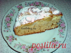 Яблочный пирог на кефире - Простые рецепты Овкусе.ру