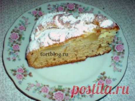 Яблочный пирог на кефире - Простые рецепты Овкусе.ру