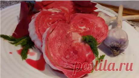 Вкуснейший рецепт капусты, маринованной со свеклой