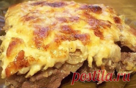 НЕЖНОЕ МЯСО С ГРИБАМИ В ДУХОВКЕ
