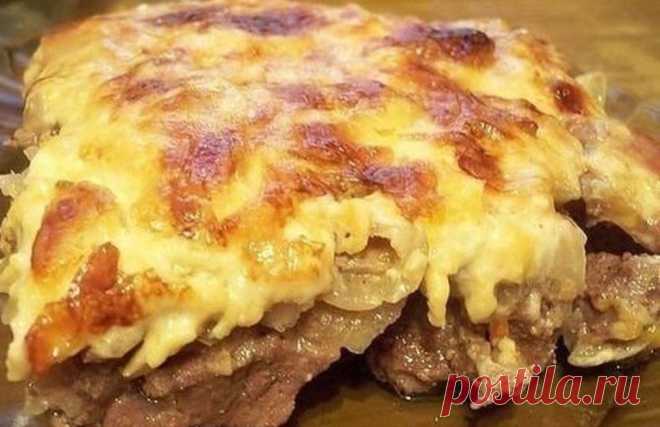 НЕЖНОЕ МЯСО С ГРИБАМИ В ДУХОВКЕ