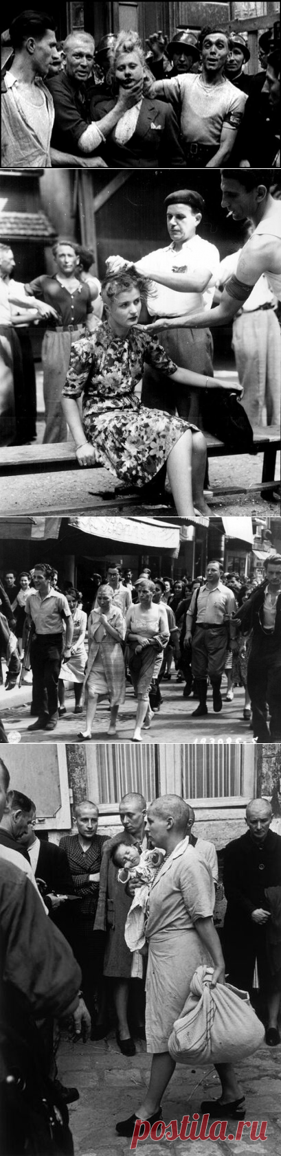 Наказание для "немецких подстилок". Франция | Военная история | Яндекс Дзен

После окончания Второй мировой войны на территории европейских государств осталось проживать значительное число женщин, состоявших в интимных отношениях с гитлеровцами.

Их презрительно именовали "немецкими подстилками" и преследовали по всей Европе. Франция не стала исключением. Всю злость за немецкую оккупацию французы выплеснули на этих женщин.