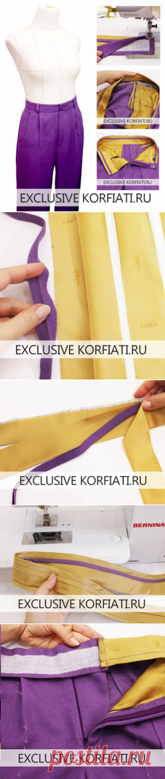 Пояс на корсажной ленте - МК от Анастасии Корфиати