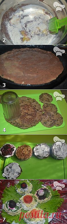 Закусочные пирожные из печени