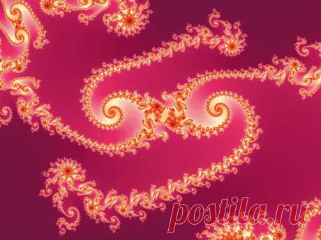 Pink Fractal Spiral  Free Stock Photo HD - Public Domain Pictures