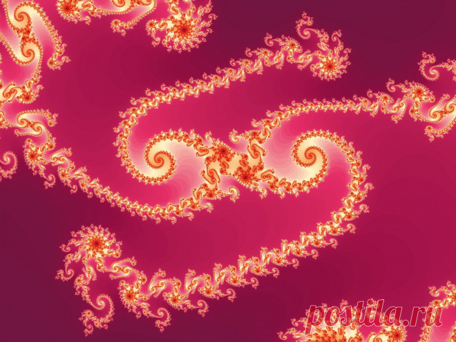 Pink Fractal Spiral  Free Stock Photo HD - Public Domain Pictures