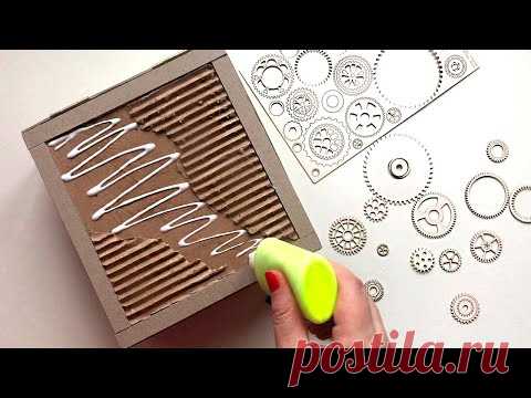 Переделка старой картонной коробки