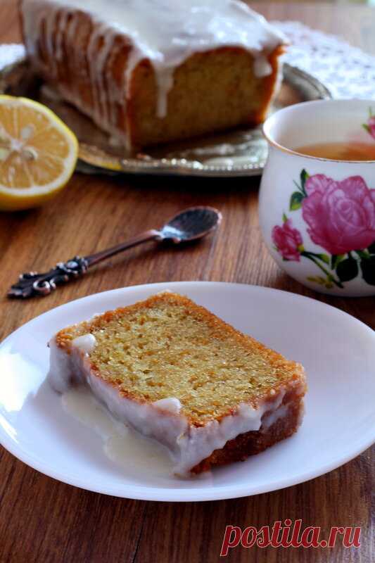 Йогуртовый кекс с лимонной глазурью