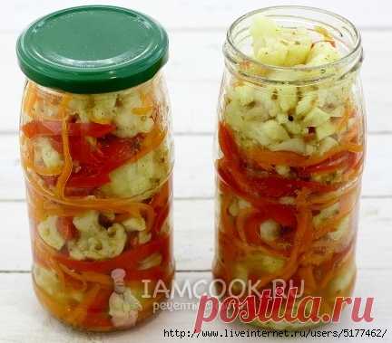 Цветная капуста по-корейски на зиму