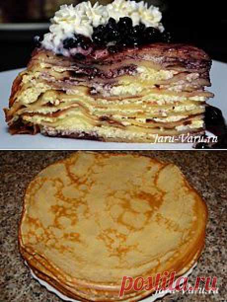 Торт блинный (к масленице)