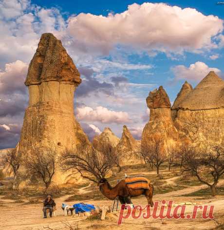 Каппадокия c высоты полета воздушного шара