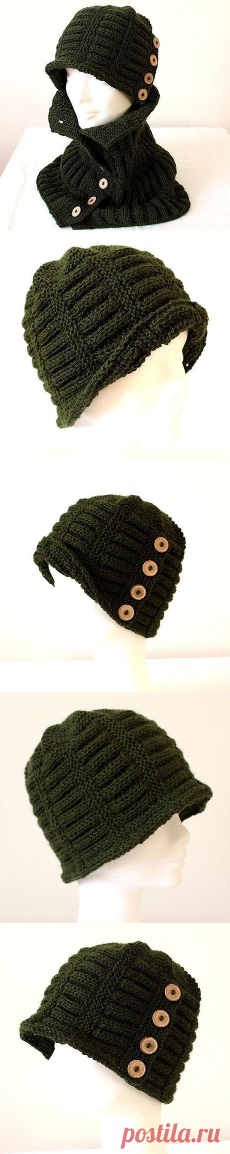 Buttoned Hat #3 | Craftsy