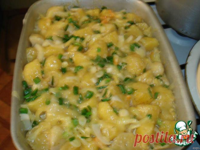 Картошечка с заливочкой, да под водочку. - кулинарный рецепт