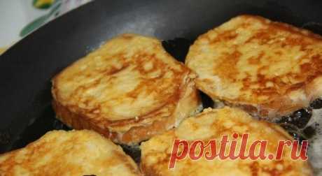 Сырные гренки