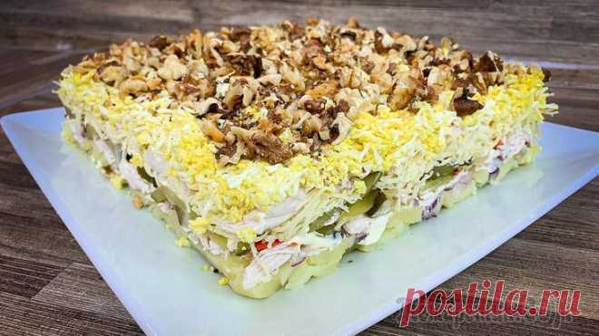 Салат с куриной грудкой 
