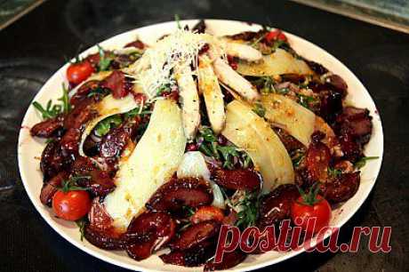 Салат «Дон Жуан» - Очень необычный салат! Подойдёт для романтического ужина или праздника.