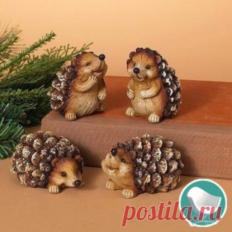 Вот такие ежики-шишки получились 🤗