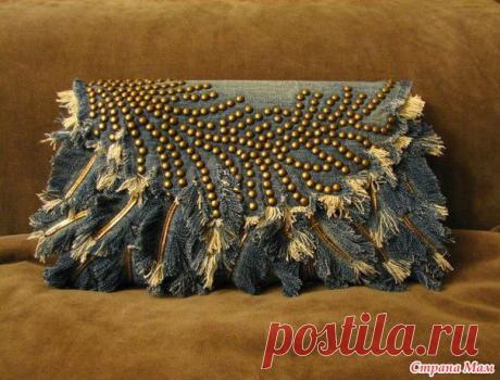 Сумочка из джинсовых &quot;перьев&quot;. Красота для вдохновения! - Джинсовые чудеса! - Страна Мам