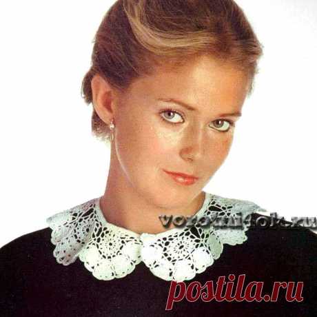 (+1) Воротник Rose (вязание крючком)