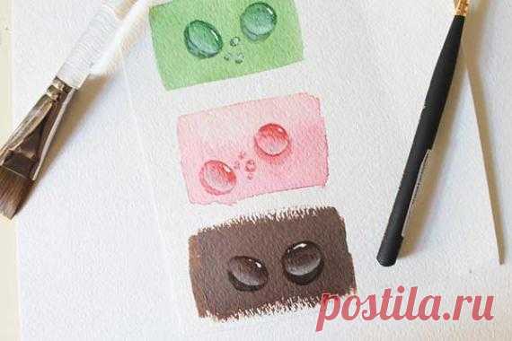 Рисуем каплю воды — DIYIdeas