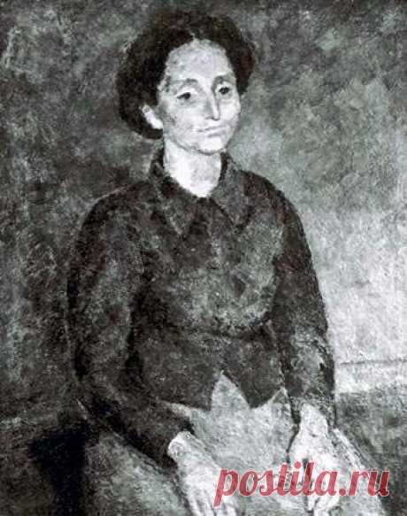 Р. Фальк. Портрет Баумволь. 1947 год.