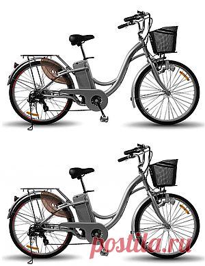 Велогибрид Smart Electric Comfort. Удобный и надежный семискоростной велогибрид для прогулок и спорта Smart Electric Comfort обязательно понравится тем, кто ценит многофункциональность и стиль. Прочная рама из алюминиевого сплава, интеллектуальное управление и контроль за поездкой при помощи ЖК-дисплея, дальность поездки до 70 километров на одном заряде батареи - все в этой модели создано для комфортных поездок. Электродвигатель веломобиля питается от мощной свинцово-кислотной батареи.