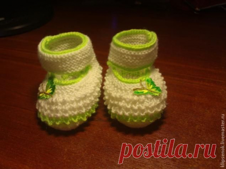 Пинетки-туфельки. Мастер-класс. - Ярмарка Мастеров - ручная работа, handmade