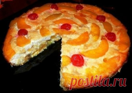 Запеканка из творога и персиков — Рецепт кулинара