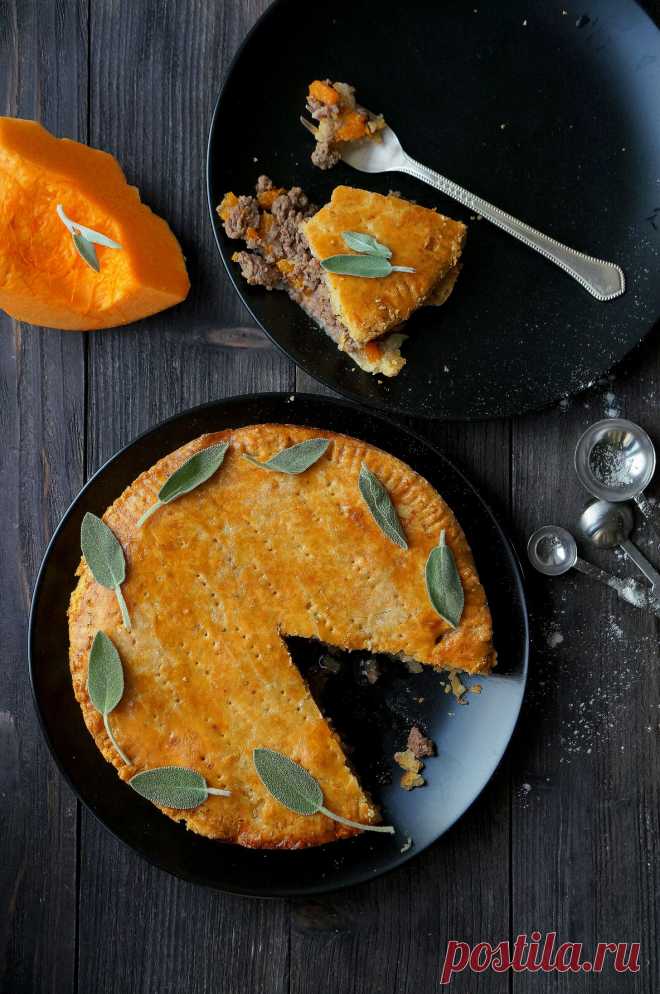 Пирог из сырного теста с говядиной и тыквой - Dancing Cakes