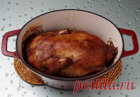 Утка с яблоками в духовке - пошаговый рецепт с фото | ne-dieta