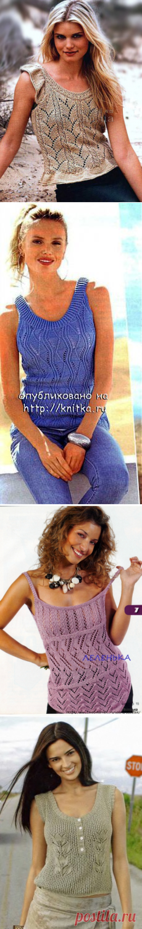 Поиск на Постиле: вязаные майки