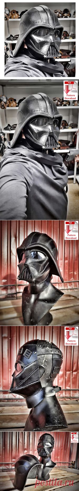 Выкройка «Дарт Вейдер»/Pattern PDF leather Dart Vader (V 30) &#8212; SteampunkRUS96
