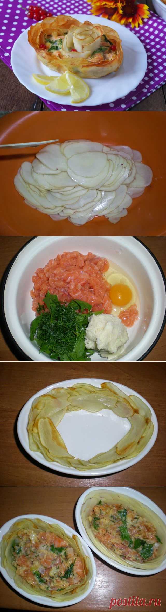 Рыбно-картофельный пирог | Домашняя выпечка