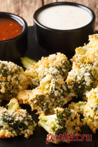 Брокколи в сырной панировке — Лайфхакер