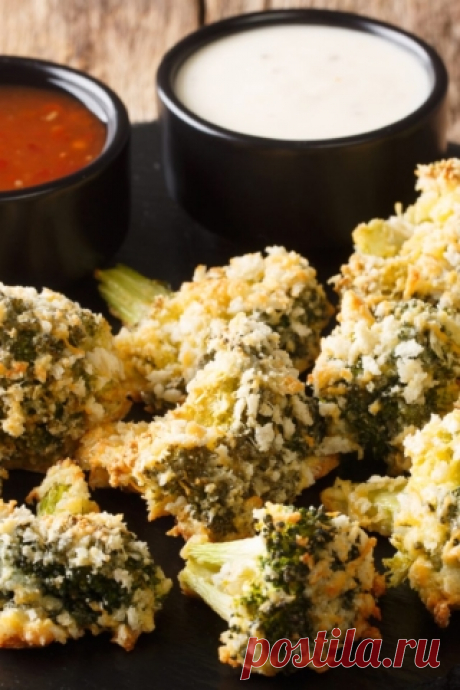 Брокколи в сырной панировке — Лайфхакер