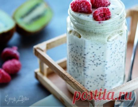 Чиа-пудинг с киви и малиной | Официальный сайт кулинарных рецептов Юлии Высоцкой