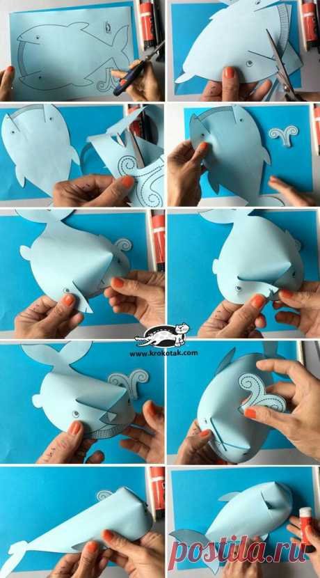 кит из бумаги - мк